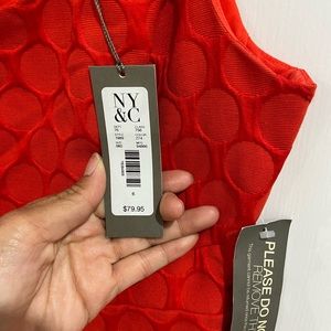 Red dress , new w tag on